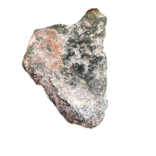 gemhub Untreated Raw Rough Serpentine 170.50 Ct. Certified Healing Crystal Natural Green Serpentine Gemstone