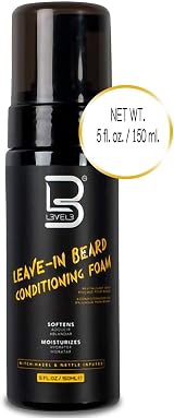 L3VEL3 Leave-In Beard Conditioning Foam Men 5 oz Soften Repair Moisturize view 7