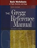 Basic Worksheets on Style, Grammar, and Usage : The Gregg Reference Manual, Sabin, William E., 0072936541