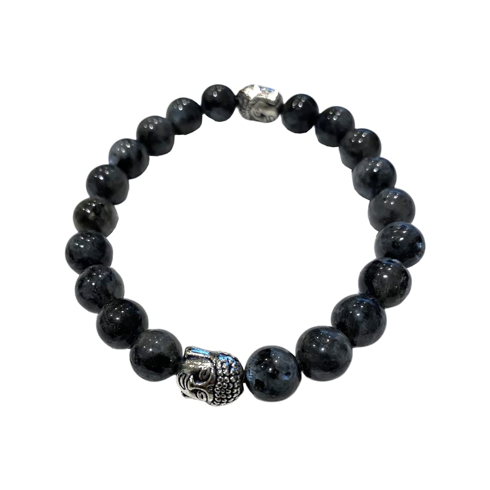 VIE Buddha Bracelet (Larvikite)