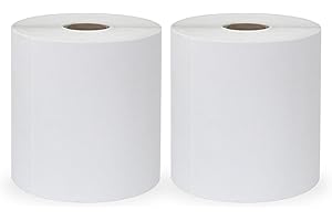 DGBDPACK 4"x6" Direct Thermal Shipping Labels 600 Lables/2 Roll (300 Pcs per Roll) Compatible with Zebra Rollo Beeprt Printer Permanent Adhesive