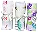 Soft Baby Swaddle to Calm Cranky Newborn & Put in Deep Sleep. 3 Pack Large Muslin Cotton Swaddling Blankets for Receiving & Nursing. Cute Pink for Girls.