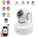 iZtouch IZSP-011 White 1280x720P HD H.264 Wireless/Wired IP Camera with Two-Way Audio IR-Cut Filter Night Vision Pan/Tilt Control QR Code Scan Phone remote monitoring supported
