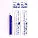 Pentel AinCLIC Stick Type Knock Eraser, Metal Blue (XZE15-MC) + Eraser Refills×2 Packs/total 2 Refills(Japan Import) [Komainu-Dou Original Package]
