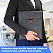 ProCase MacBook Air 13 Inch/MacBook Pro 13 Inch Laptop Sleeve, Felt Sleeve Case Cover with an Extra Accessory Organizer for MacBook Air 13 / Pro 13 / iPad Pro 12.9 –Black