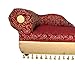 Keet Cleopatra Chaise Elegant Red Pet Bedthumb 1