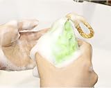Omenluck 2pcs Bath Sponge Loofah Body Scrubber Shower Pouf Orange 10.3cm view 4