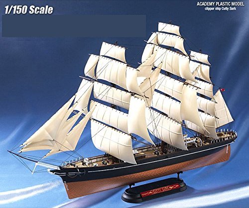 1/150 Academy Cutty Sark Clipper Ship Plastic Model Kit 14403 + SuperDaddy Highlighter (Gift)