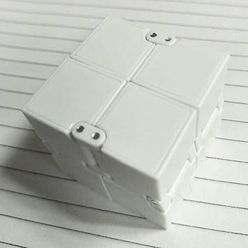 ellaroom Smart Magic Cube Stress Relief Anti Anxiety Puzzle Variants Galaxy ADHD Fidget Toy(None White)