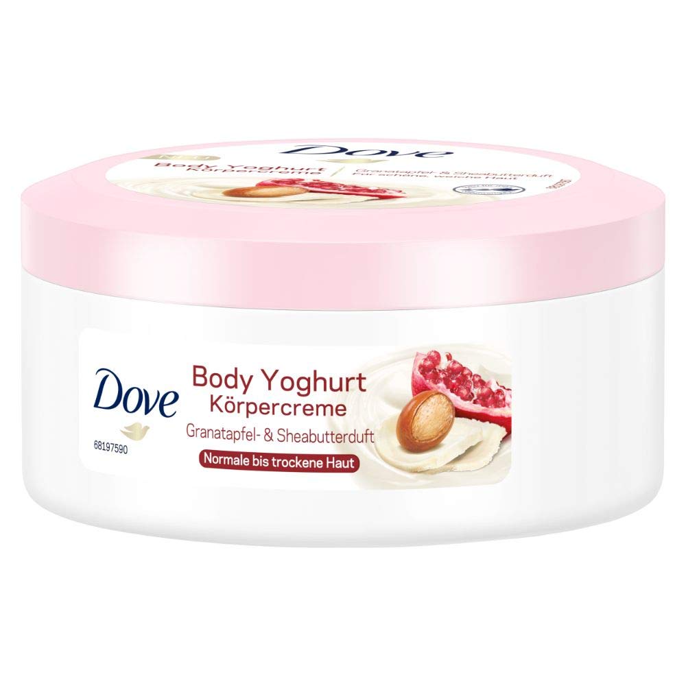 Dove Body Yoghurt Körpercreme mit Granatapfel & Sheabutterduft, 250 ml