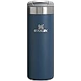 Stanley AeroLight Transit Bottle 16 oz | Locking Drink Through Lid | Leak Resistant Water Bottle or Coffee Travel Mug | Lightweight Insulated Stainless Steel | BPA-Free | Navy