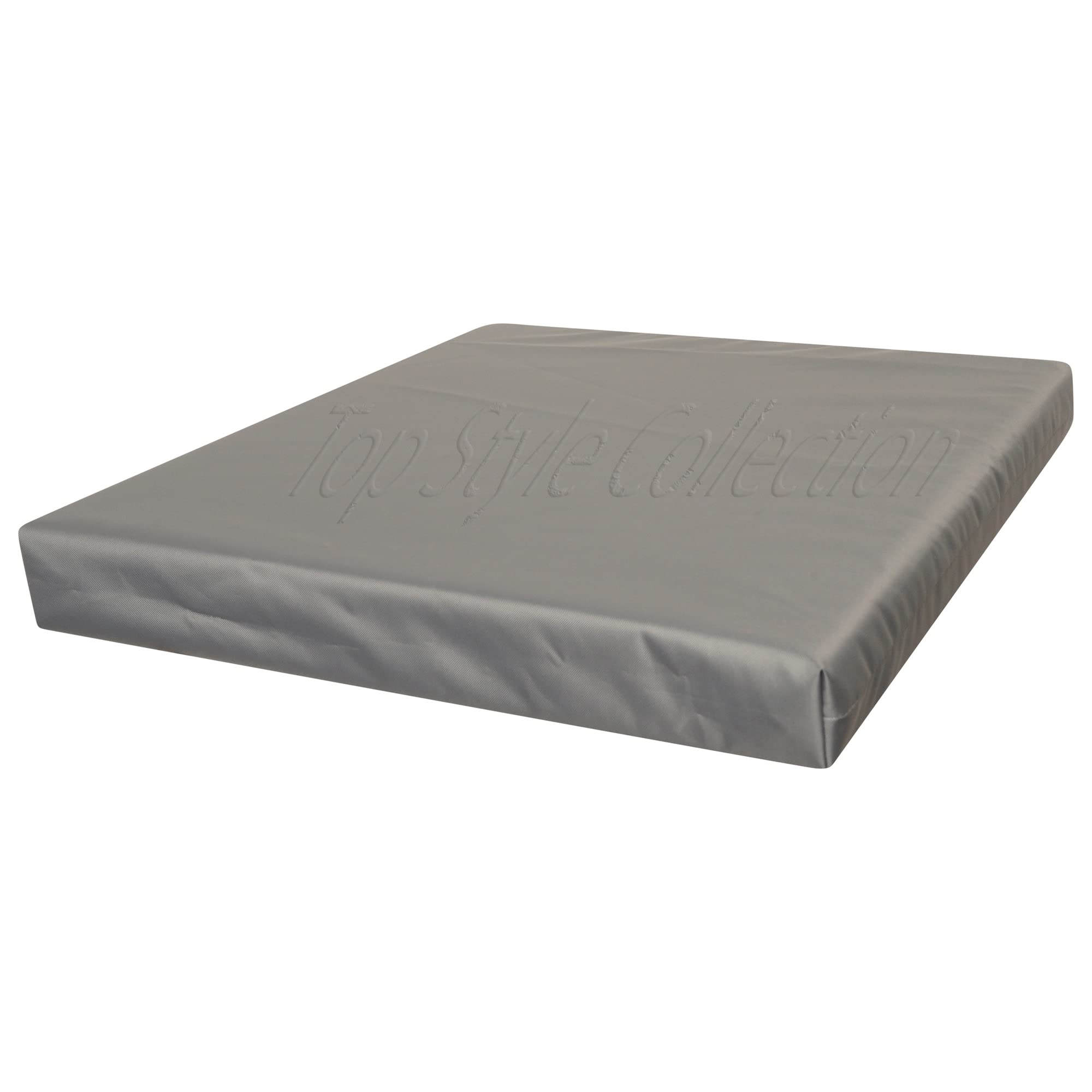 TOP STYLE COLLECTION Waterproof Chair Cushions Seat Pads Cushion Pad Indoors Outdoors Water Resistant Material Kitchen Dining Living Room Patio Garden Office Coffee Shop (18" x 18" x 2", Grey)
