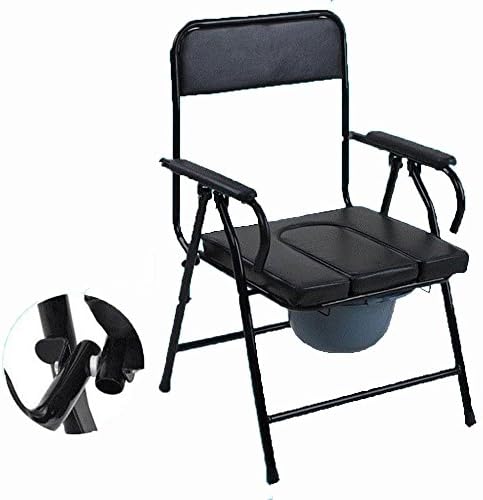 Wheelchair With Toilet Lightweight Folding Handicapped Elderly Bath Chair Multifunction Wheelbarrow Half Lying Fully Reclining