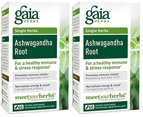 Gaia Herbs Ashwagandha Root (120 Liquid Phyto Caps)