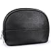 Cosmetic Bag,CloudLyMo Travel Bag Zipper Water Resistant Makeup Travel Pouch(Black)