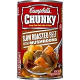 Campbell's Chunky Soup, Slow Roasted Beef with Mushrooms, 18.8 Ounce