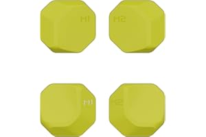 Skull & Co. Back Button Enhancement Set, Improvement Button Protection Kit for ROG Ally X- Neon Yellow, 4pcs