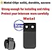 LEXIN 2 pcs Mounting Brackets for A4/R6 Bluetooth Intercom, motorcycle intercom clip