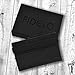 Fidelo Minimalist Wallet for Men - Slim Mens Wallet Card Holder RFID Blocking Wallet And A Pull Tab Design For Quick Card Access, Made Out Of Full Grain Genuine Leather - Edge Crazy Horse Black