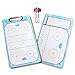 GoSports Coaches Boards - 2 Sided Premium Dry Erase Clipboards - Choose from Baseball, Basketball, Football, Soccer, Hockey, Lacrosse, or Volleyball