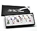 PEPPERLONELY Brand Christmas Mixed Wine Glass Dangle Charms in Gift Box
