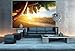 Sandy Beach at Sunset wall decoration – Paradise/ Palm Trees/ Ocean Mural-Beach Motiv – XXL wallpaper by GREAT ART 82.7 Inch x 55 Inch