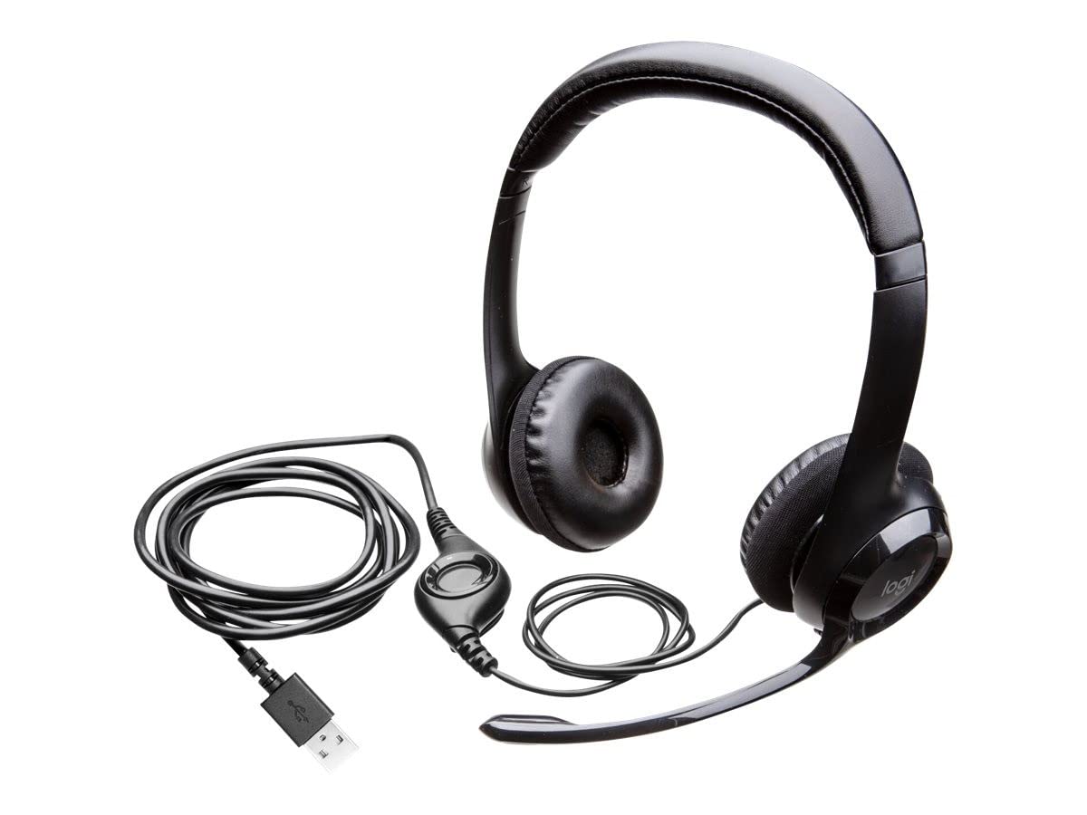 Logitech ClearChat Comfort/USB Headset H390 (Black)
