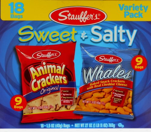 Stauffers Sweet & Salty Variety Pack 18-1.5 Oz (43g) Snack Bags - Thumbnail 2