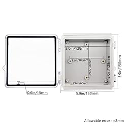 Zulkit Junction Box IP67 Waterproof Electrical Box
