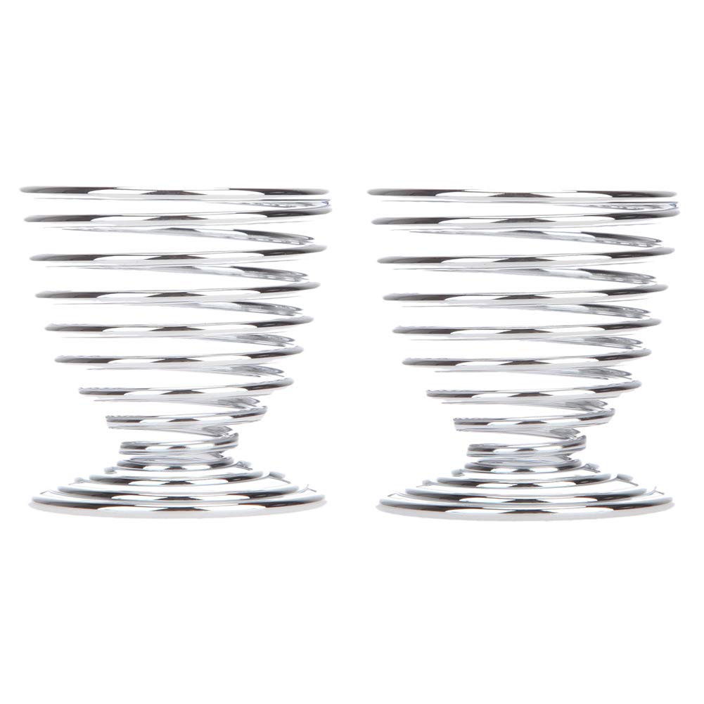 Korlin 2pcs Beauty Blender Makeup Sponge Holder (Silver)