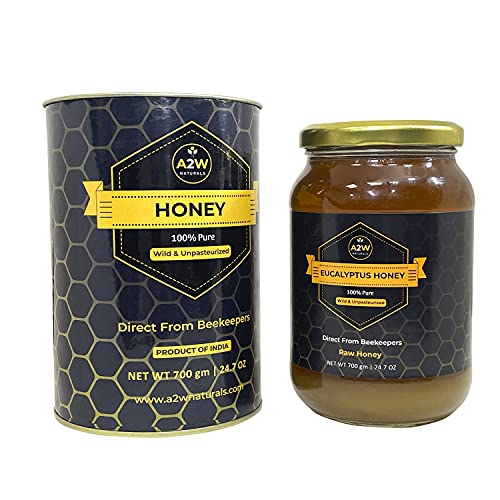 Eucalyptus Raw Honey Unprocessed Pure Honey Unpasteurized Honey Raw Forest Wild Honey Eucalyptus Pure Natural Honey Extracted From Eucalyptus Blossoms No Additives Sweeteners Fresh N Green
