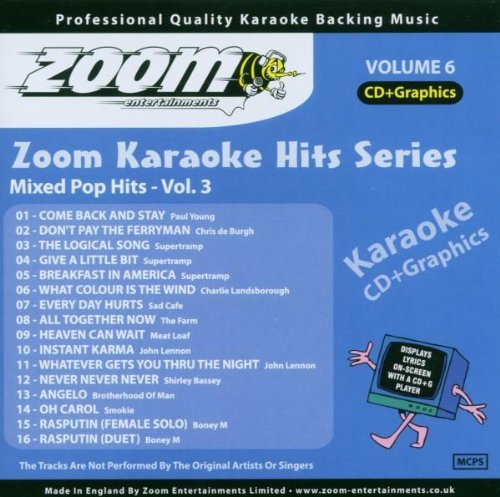 SMOKIE - Zoom Karaoke Cdg - Karaoke Hits 6 Mixed Pop Hits 3 By Zoom Karaoke - Zortam Music