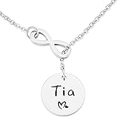 AHAETH Gifts For Tia from Niece Necklaces Spanish Best Tias Birthday Stuff from Nephew Jewelry Tia Necklace