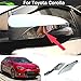 2pcs ABS Chrome Rearview Side Mirror Molding Cover Trim Strip Emblems For Toyota Corolla 2014-2015-2016 2017 2018