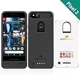Google Pixel 2 Battery Case, ZeroLemon Ultra Power 6500mAh Extended Battery Case for Google Pixel 2(Not for Google Pixel 2 XL)- Black