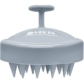 HEETA Scalp Massager Hair Growth Scrubber for Dandruff Removal Hair Care | Silicone Head Massager Relaxing, Shampoo Brush Cleansing Exfoliating for All Hair Type, Easy-Grip, Bath Shower Accessories