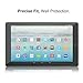 Fire HD 10 2017 Screen Protector, MoKo [Scratch Terminator] Premium HD Clear 9H Hardness Tempered Glass Tablet Screen Protector Film for All-New Amazon Fire HD 10