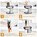 Spiralizer Vegetable Slicer, Aicok Electric Vegetable Spiralizer with 4 blades, Perfect for Zucchini, Noodles, Salad and Carrots, Stainless Steel Spiral Slicer, 100W
