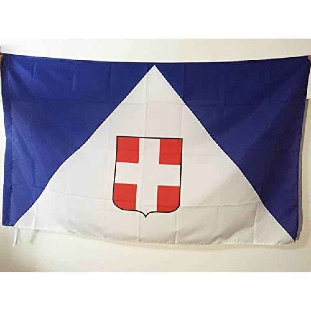 AZ FLAG - Haute-Savoie Flag - 2x3 Ft - French department Banner with Sleeve - 100% Polyester - Fade Resistant - Vivid Colors - 2' x 3' Feet - 90x60 Cm
