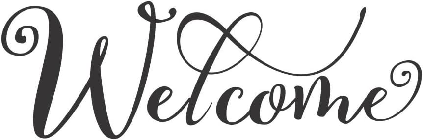 Wall Decor Plus More Wdpm3916 Welcome Cursive Letters Words For