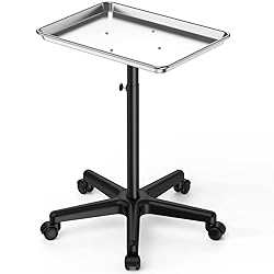 TASALON Budget Salon Tray on Wheels, Adjustable