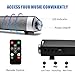 Bluetooth Sound Bar 15.7 Inches Portable Wireless Speakers for Home Theater Surround Sound with Built-in Subwoofers for TV/PC/Phones/Tablets with Remote Controlthumb 4
