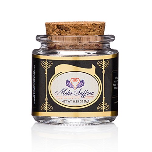 Mehr Saffron, Premium All Red Saffron / 1gram Corked Jar Buy Online