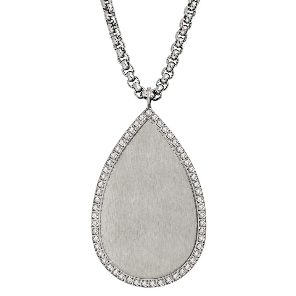 Tamaris Naomi TJ043 Women's Necklace Stainless Steel Silver with Zirconia Pendant