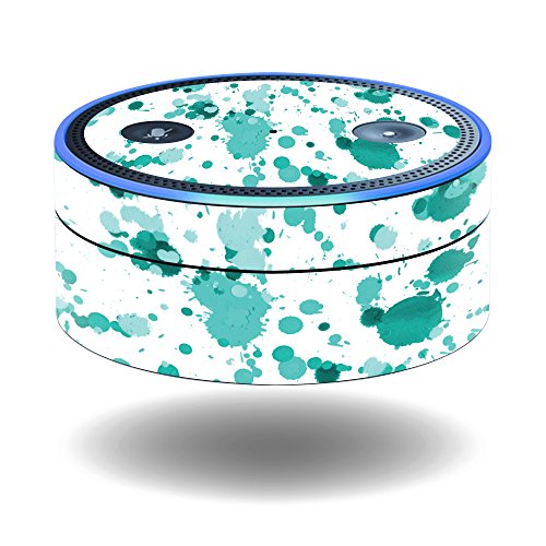 MightySkins-Protective-Vinyl-Skin-Decal-for-Amazon-Echo-Dot-1st-Generation-wrap-cover-sticker-skins-Teal-Splatter