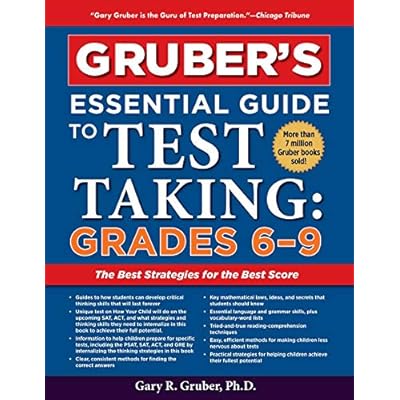 Buy Gruber S Essential Guide To Test Taking Grades 6 9 Paperback November 5 19 Online In Germany