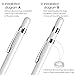 Qoosea Compatible with Apple Pencil Pen Clip Removable Accessories Kit 2pcs Replacements with 4pcs Silicone Rings Compatible with Apple Pencil Pen