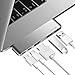 USB C Hub, Purgo Slim Aluminum Thunderbolt 3 USB C Adapter Dongle with 4K HDMI, 40 Gbps TB3 5K@60Hz， 100W Power Delivery and 2 USB 3.0 Ports for 2016/2017 MacBook Pro 13