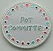 Poker Pot Committed Silver Card Guard - Premium Protector for Poker Enthusiasts
