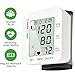 Digital Wrist Blood Pressure Monitor Cuff Electric BP Check Machine Portable Clinical Automatic with Case LCD Display Heart Beat Monitoring for Home Use (White)